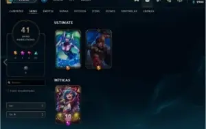 CONTA DO BETA COM VANDAL DRAGÃO, ONI, MACHADO SUBLIME + LOL