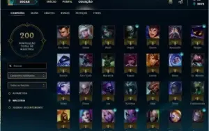 Conta Prata III - 70 champs - 26 skins