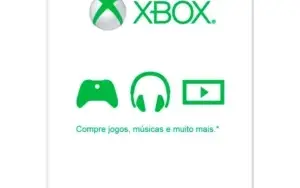 Microsoft Gift Card R$ 25 - Xbox Live Brasil