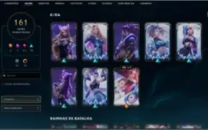Conta League Of Legends 161 skins, 130 champs