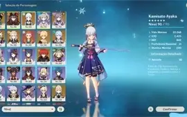 Genshin AR 57 / 11 personagens 5*