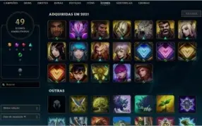 CONTA LOL PLATINA 4 - SKINS ULTIMATE E MÍTICA.