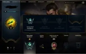 CONTA LOL PLATINA 4 - SKINS ULTIMATE E MÍTICA.
