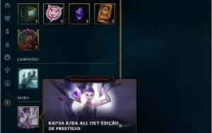 CONTA LOL PLATINA 4 - SKINS ULTIMATE E MÍTICA.