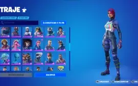 conta rara de fortnite com varias skins e emotes