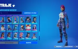 conta rara de fortnite com varias skins e emotes