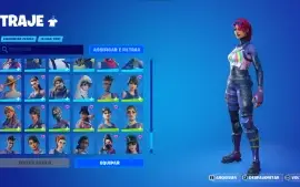 conta rara de fortnite com varias skins e emotes
