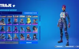 conta rara de fortnite com varias skins e emotes