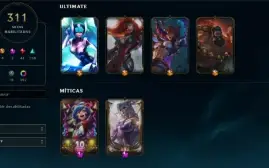 Conta LoL - 311 Skins - Esmeralda - FULL ACESSO