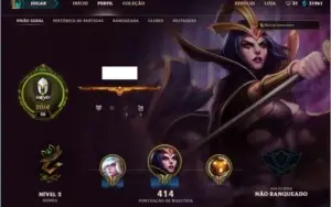 conta league of legends