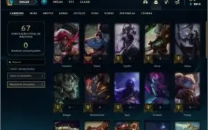 Conta ferro 4 com 3 skins e 31 champs