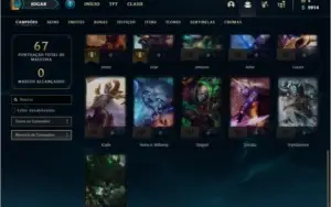 Conta ferro 4 com 3 skins e 31 champs