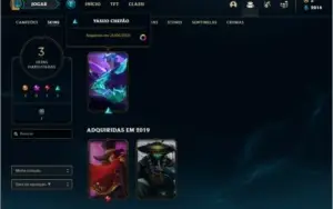 Conta ferro 4 com 3 skins e 31 champs