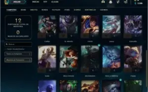 Conta ouro 4 baratinha com 1 skin e 25 champs