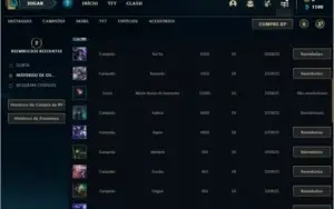 Conta ouro 4 baratinha com 1 skin e 25 champs