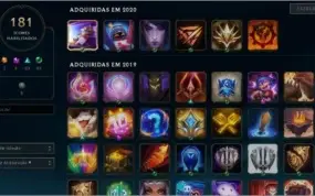 conta league of legends