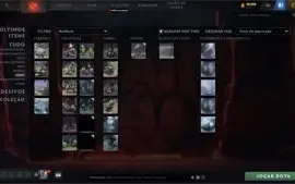 CONTA DOTA 2 COM ARCANAS, PERSONAS, ITENS PRESTIGIOS ETCS