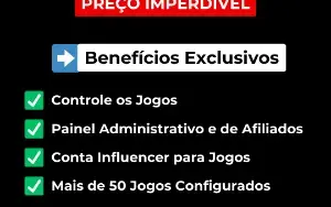 🔥Cassino Completo + API PGsoft c/ 10 Jogos - 100% Instalado