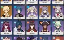 Conta AR 57 - Itto, Xiao, Mona, Qiqi, Keqing, Mona, Yoimiya,