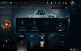 Conta unranked lvl 32 League of legends