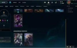 Conta unranked lvl 32 League of legends