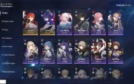 Conta nivel 16 com Seele e Himeko - Honkai Star Rail