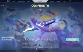 Conta Valorant - Platina 2 com varias skins. 3 FACAS TOPS