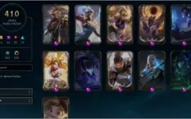 Conta Lol Platina IV 410skins /Urfwarwick/ 86k EA/ All Champ