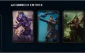 Conta no LOL Prata, ou gold.