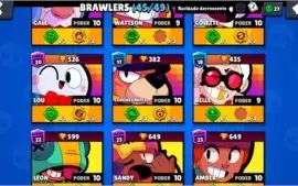 Conta Brawl Star 27k de trof, 45 Brawls + Conta COC cv 11