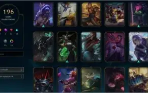 Conta league of legends, desde a season 4 (197 skins)