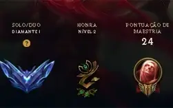 Conta diamante 1 57% de winrate
