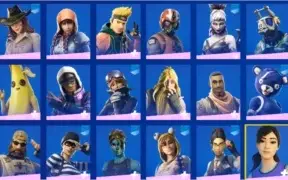 Vendo conta fortnite 73 skins, salve o mundo etc.