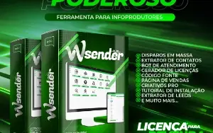 Disparador de MSG Wa Sender 3.4 Atualiz + Gerador de licença