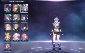 Conta Star rail + Genshin com seele + cone +bornya + loba