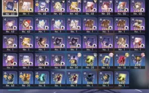 Conta Star rail + Genshin com seele + cone +bornya + loba