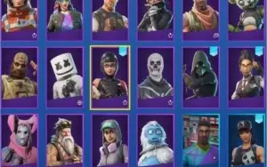 Conta Fortnite (22 skins lendárias) lvl geral 236