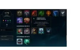 CONTA DE LOL/ALL CHAMPS/PLATINA III/MMR ALTO/31CROMAS