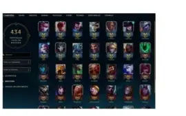 CONTA DE LOL/ALL CHAMPS/PLATINA III/MMR ALTO/31CROMAS
