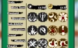 Conta shindo life com juubi, bloodline bad e server