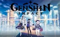 Conta Genshin Impact AR 5 com Kamisato Ayaka, Yelan e Qiqi