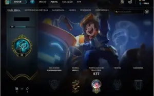 Conta Unranked 88 Skins (Graves Vitorioso, Maokai Vitorioso)