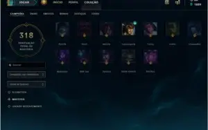 Conta League of Legends /129 Campeões/52 Chars/Platina S7