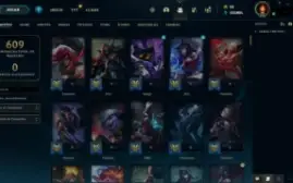 Conta League of Legends nível 625 com diversas skins