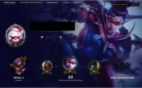 Conta lvl 24 Honra 4 12 skins raras, ezpulsefire espólio
