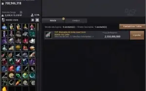 Conta BDO SA Itens TET , Trajes e muitos mais