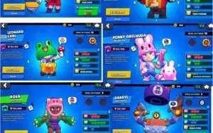 Conta Brawl Stars, skin bibi heróica.