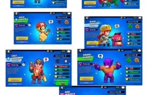 Conta Brawl Stars, skin bibi heróica.