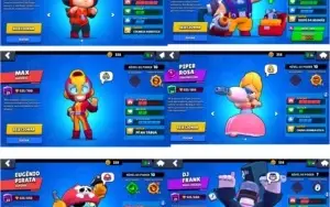 Conta Brawl Stars, skin bibi heróica.