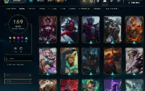 Conta De Lol/Full Acesso/Honra 5 /169(19) Skins/Level 719/